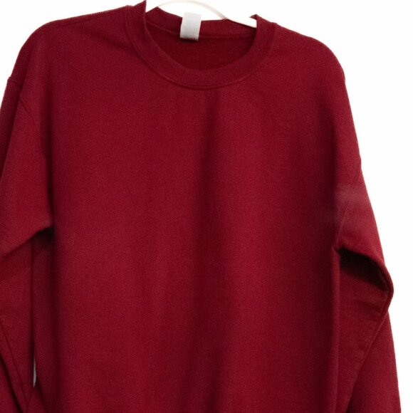 Vintage Red Crewneck Sweatshirt With Bold Number 4 Print On Back - Picture 4 of 8